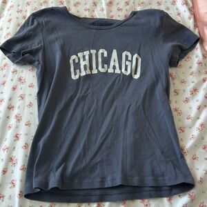 Brandy Melville Navy Chicago Tee